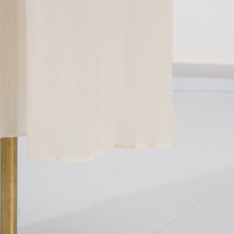 Maxi Dress |  Turtleneck Sleeveless Ruffled Waist | noémi