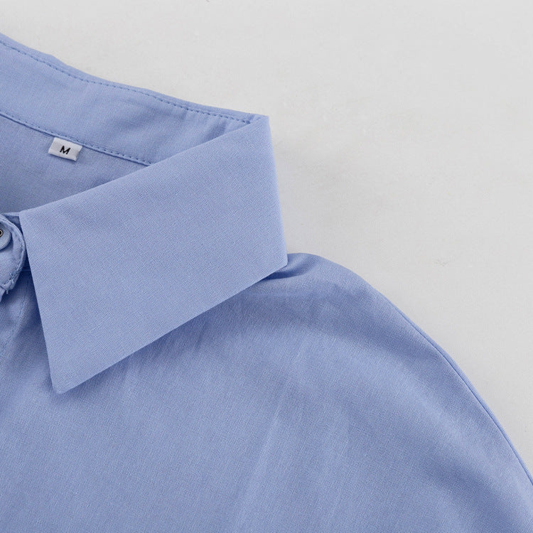 Womens Cotton Split Skirt & Collared Cardigan Two Piece | noémi