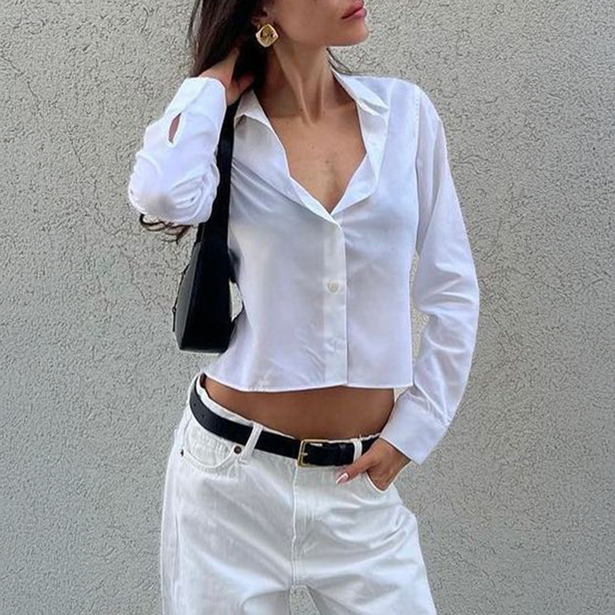 Womens Button Down Cardigan | Long Sleeve Top | noémi