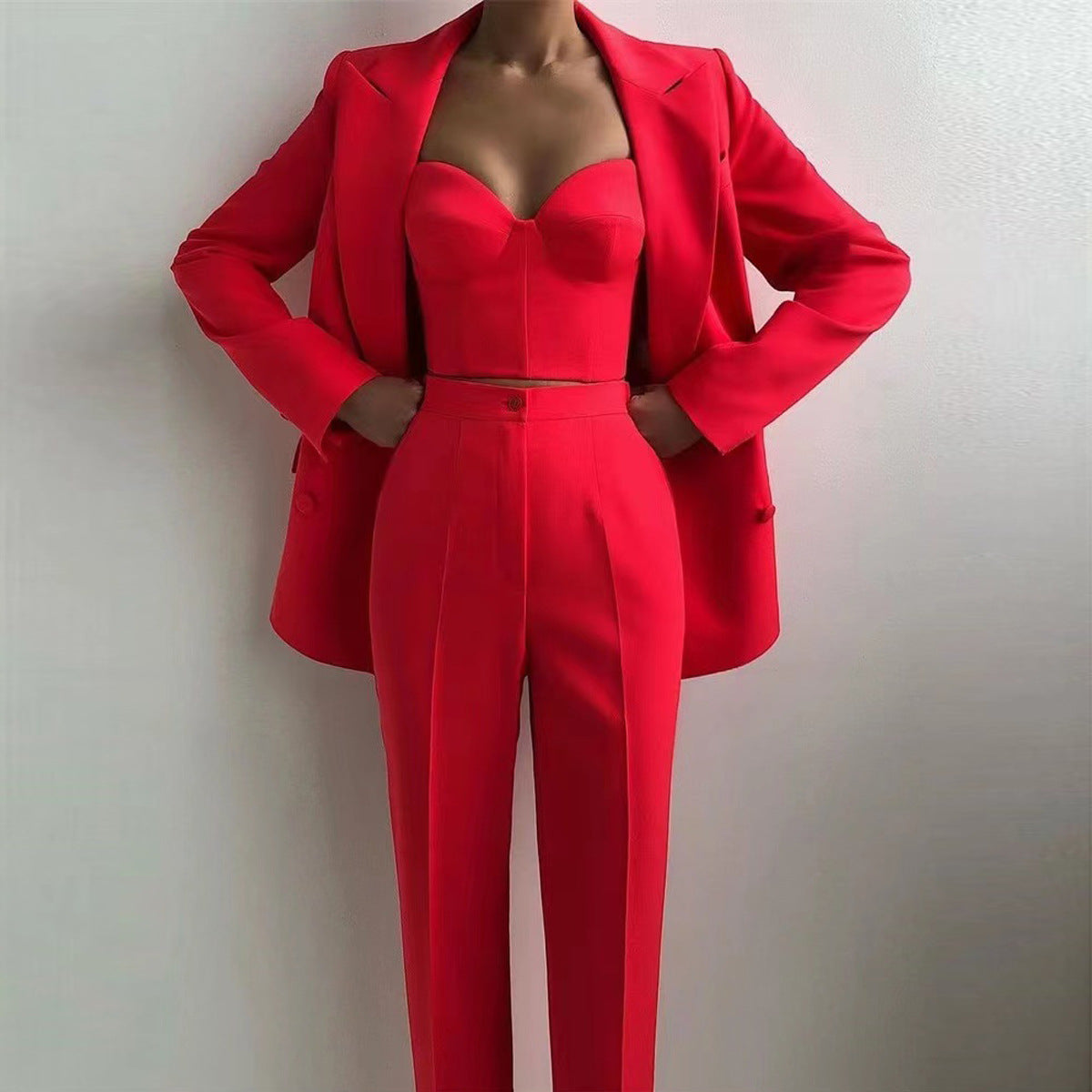 Womens Suit Set | Top Pants Blazer | noémi