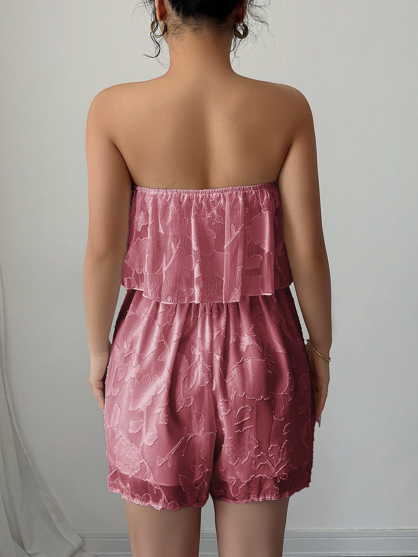 Strapless Ruffle Romper for Women | Tube Top Jumpsuit | noémi