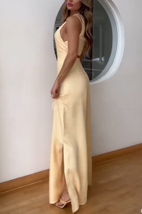 Sleeveless Wide Leg Jumpsuit | Summer Casual, Backless Design | noémi