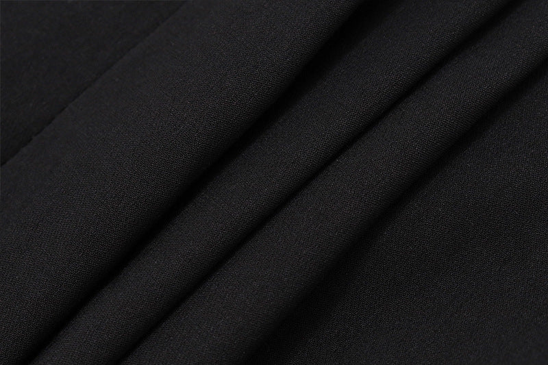 Black Corset Top | One Shoulder Sleeveless Blazer | noémi
