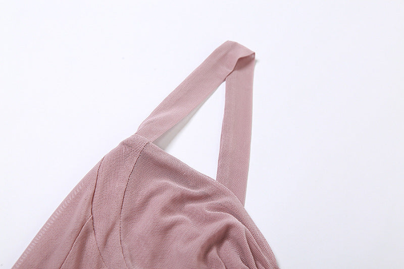 Womens Mesh Boned Corset Top | Slim Fit Bustier | Sleeveless Camisole | noémi