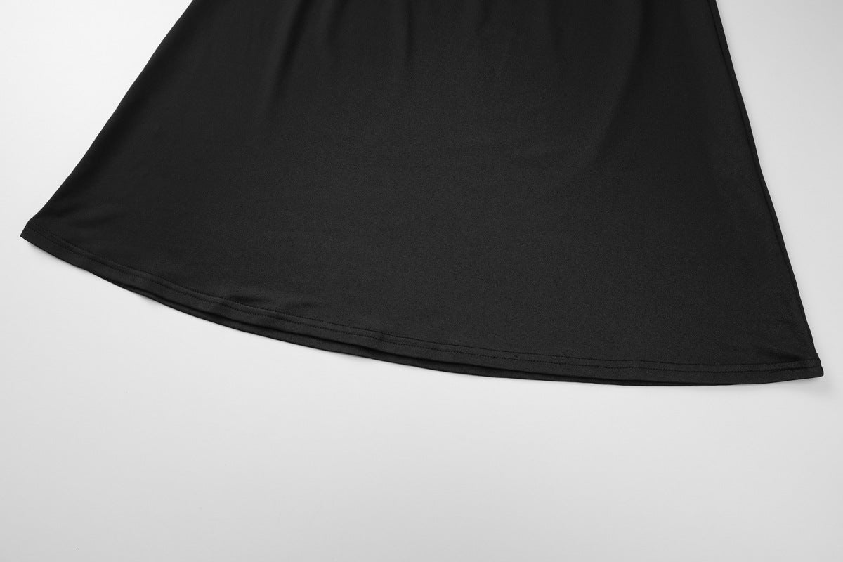Sleek Halter Dress | Backless, Ribbon Tie & Bold Style | noémi