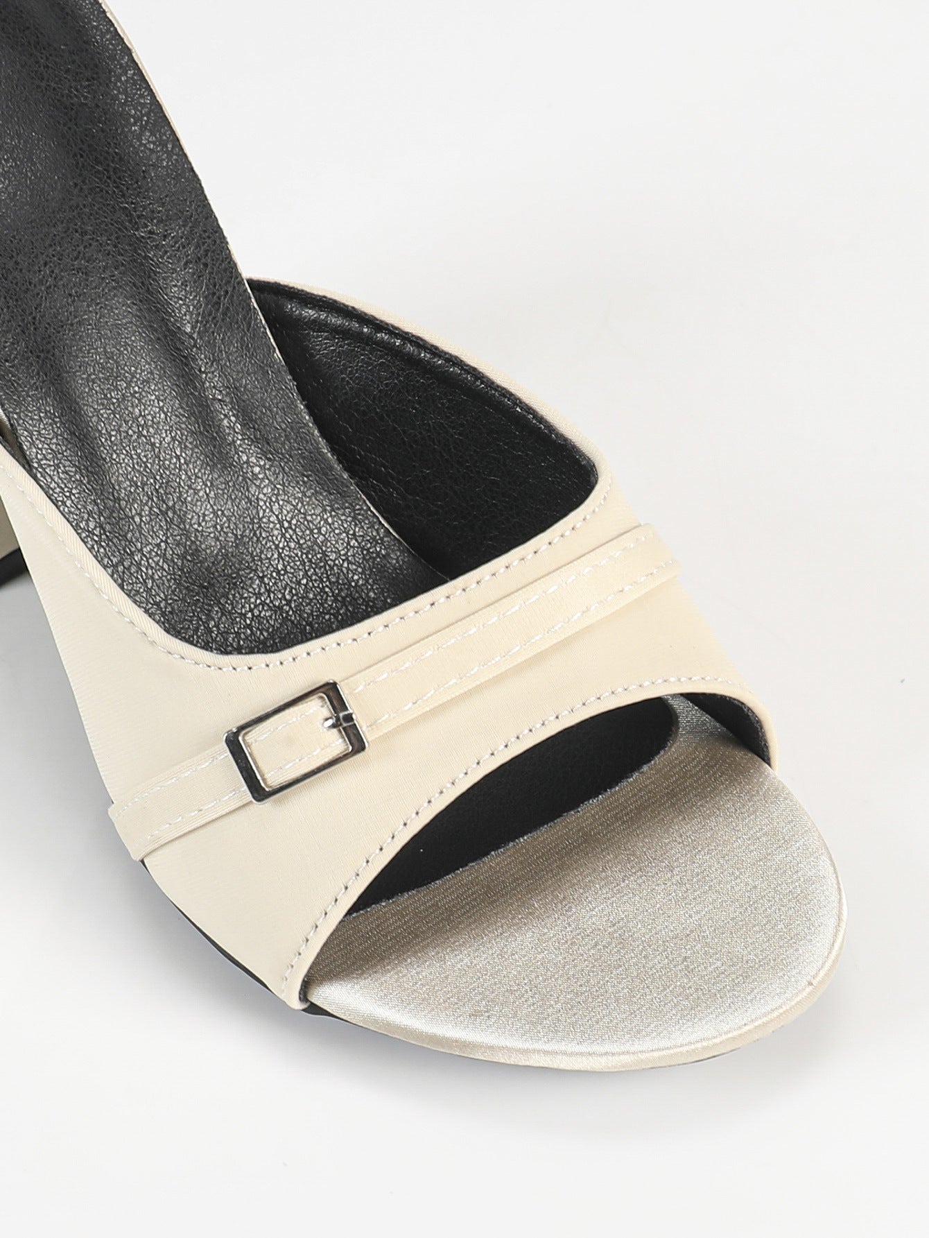 Block Heel Mules for Women | Open Toe Slip On Sandals | Bold Colors Heels | noémi
