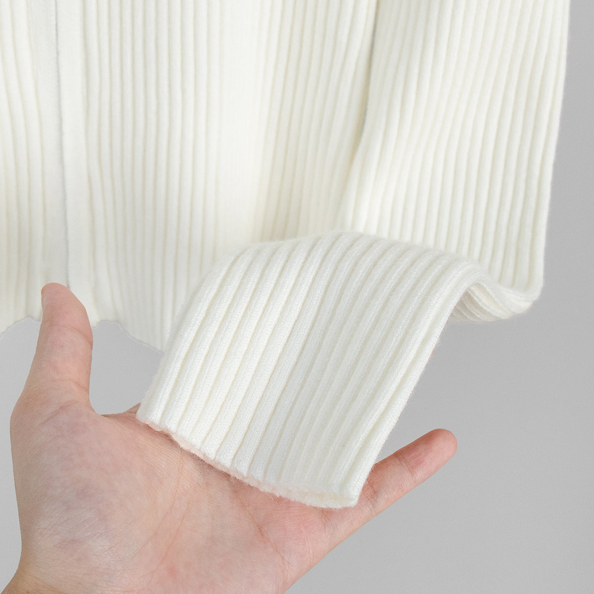 Womens Slim Fit Ribbed Knit Zipper Cardigan | Stand Collar | noémi