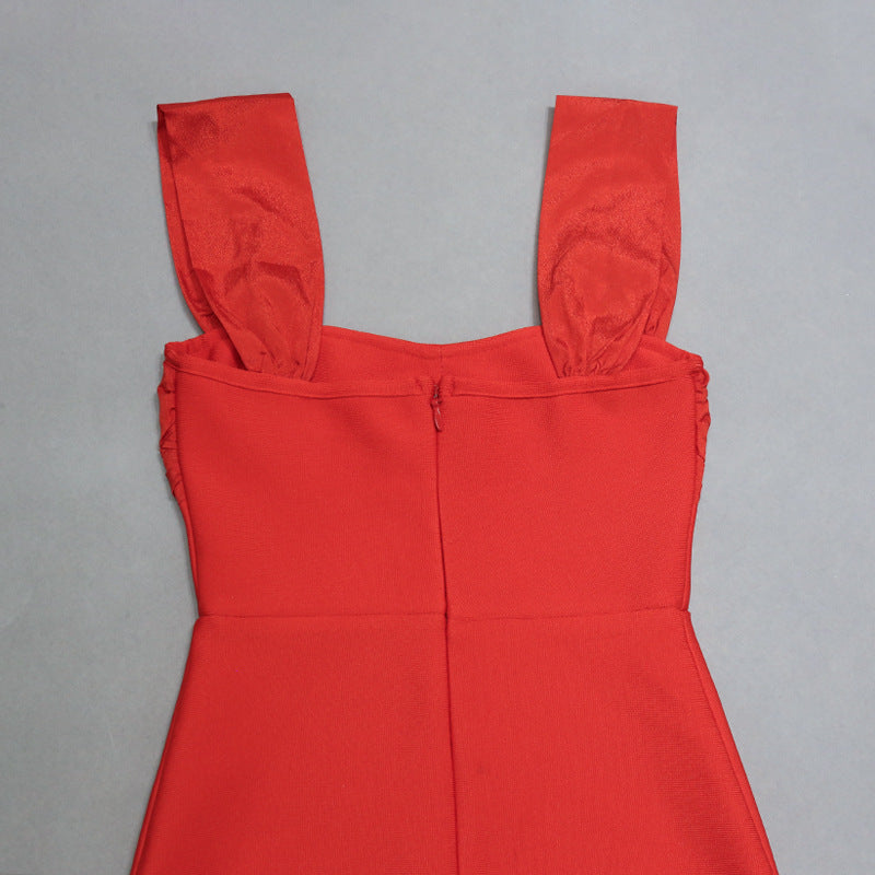 Womens Overknee Dress with Slim Fit and Irregular Hem | noémi