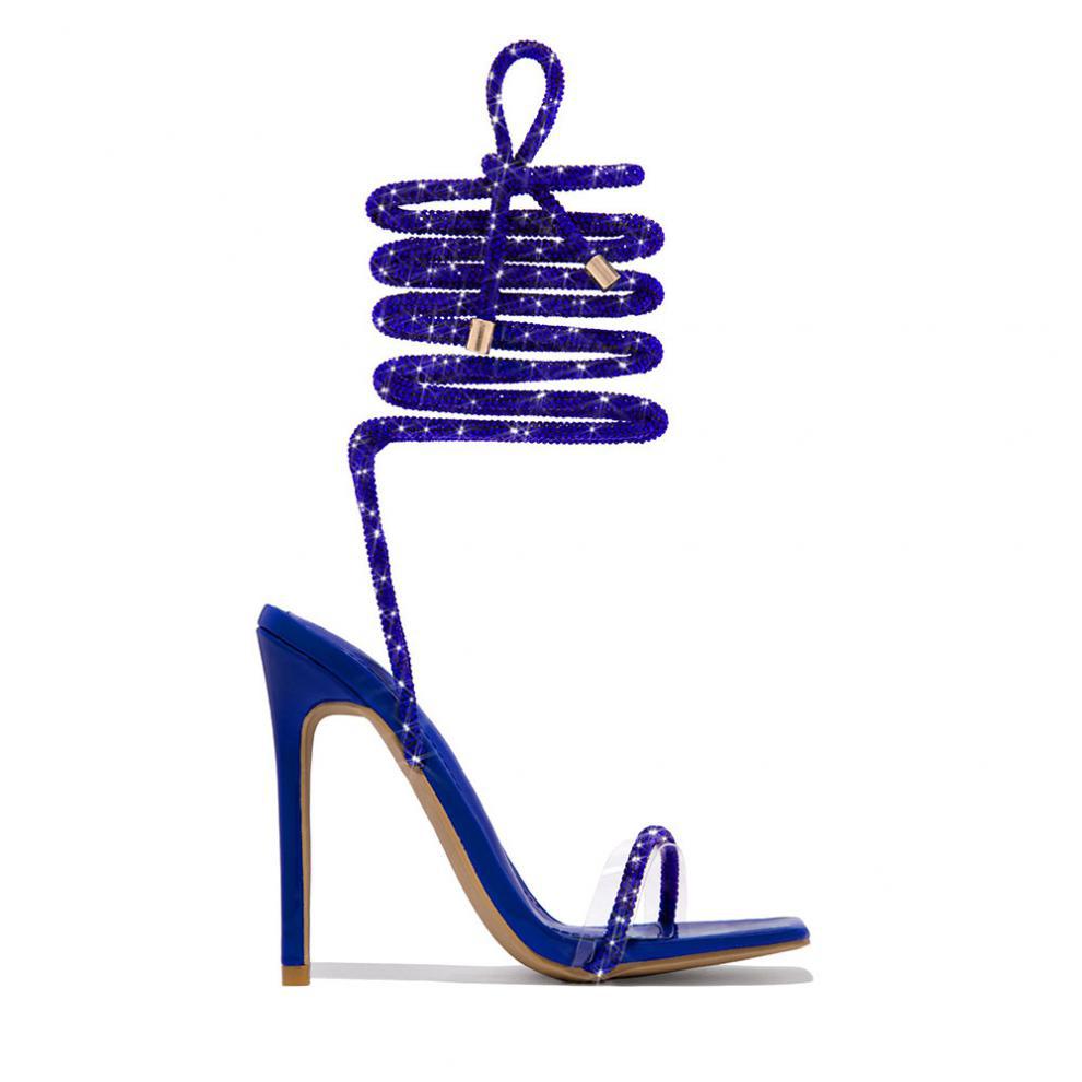 Summer Casual Lace Up Roman Stiletto Heel Sandals | Pointed Toe, High Heel | noémi