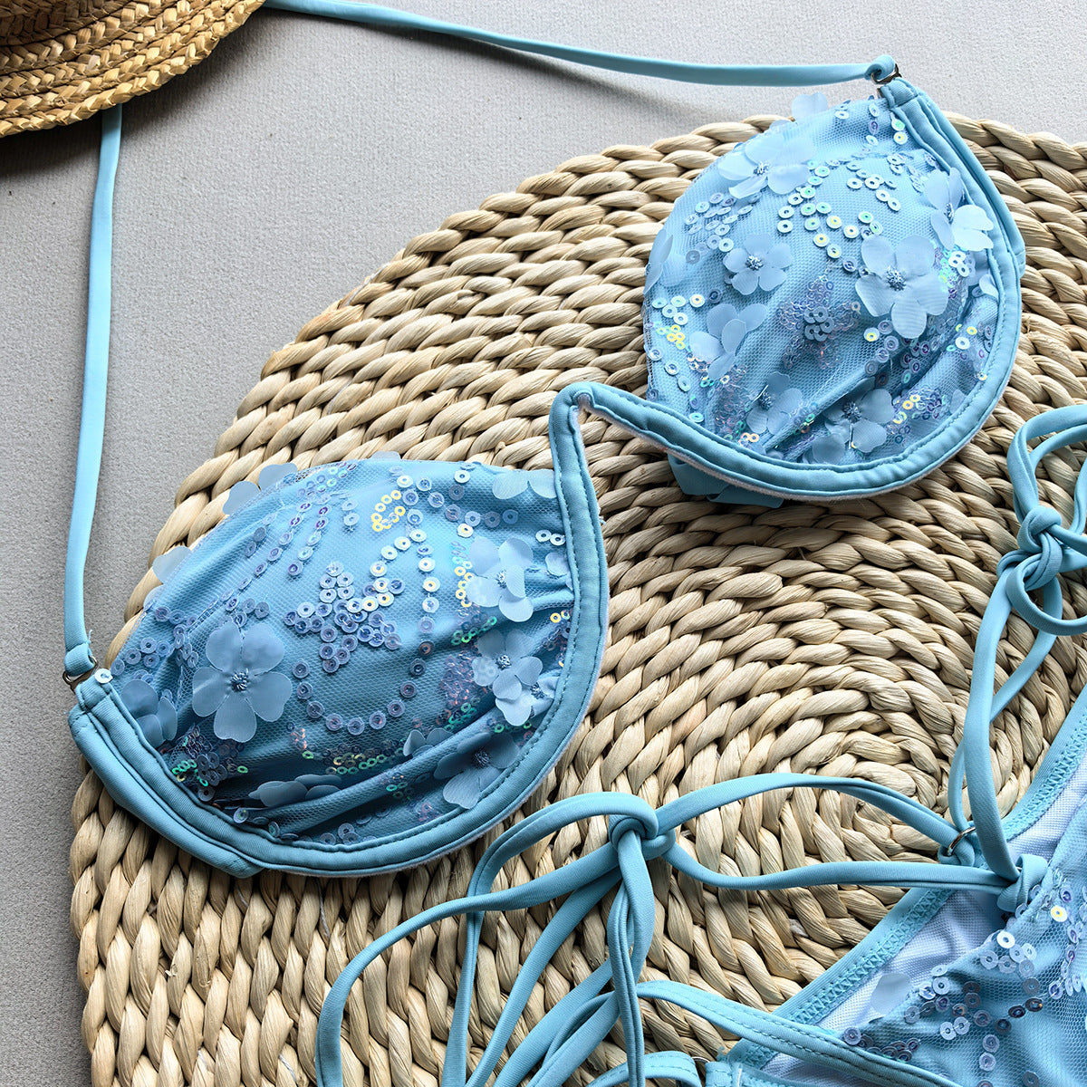 Sequined Split Bikini Swimsuit for Women | noémi