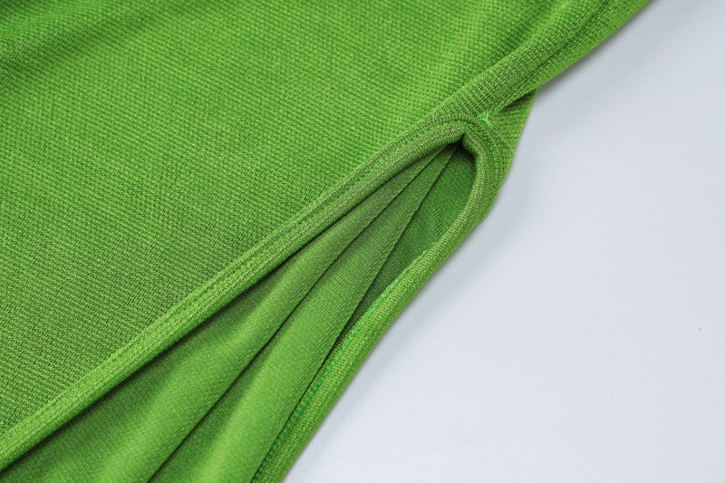 Women Sheath Dress with Back Cutout and Side Split | noémi