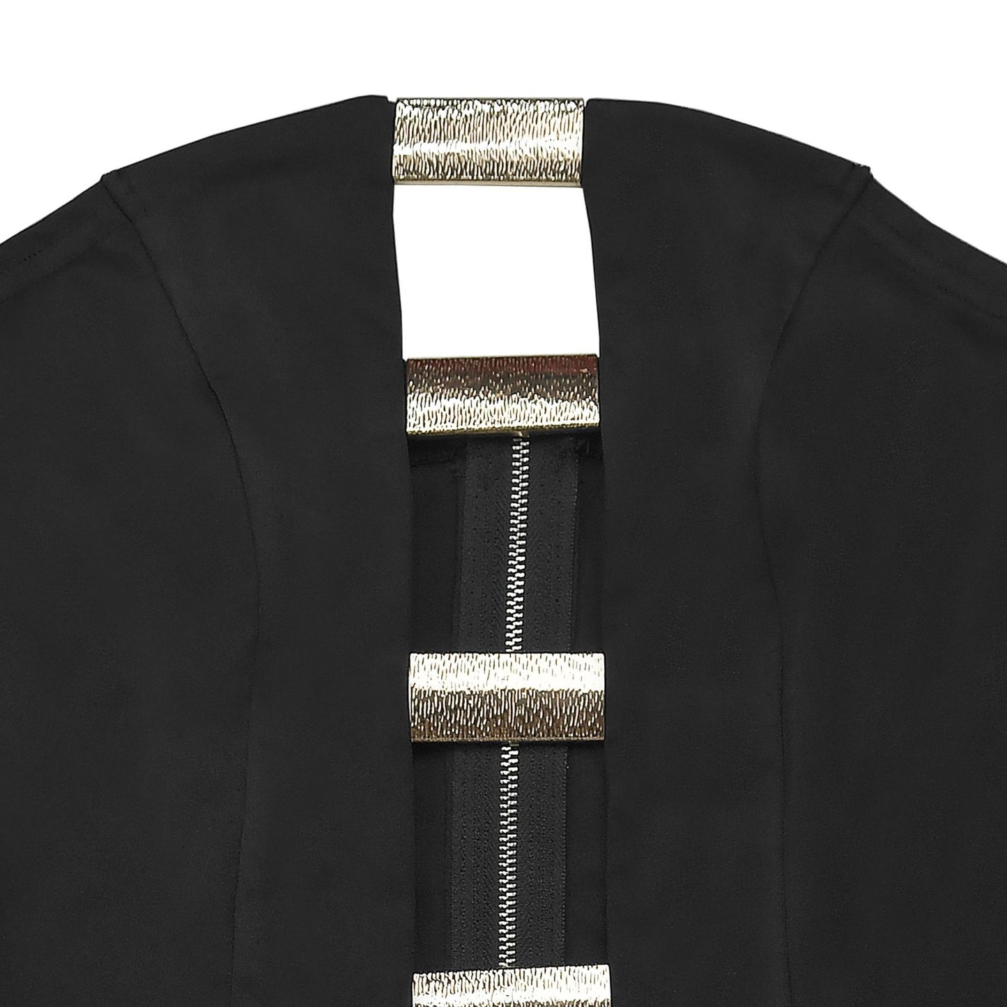 Tube Top & Gold Buckle Wide Leg Pants Set | 2 Piece Statement Outfit | noémi