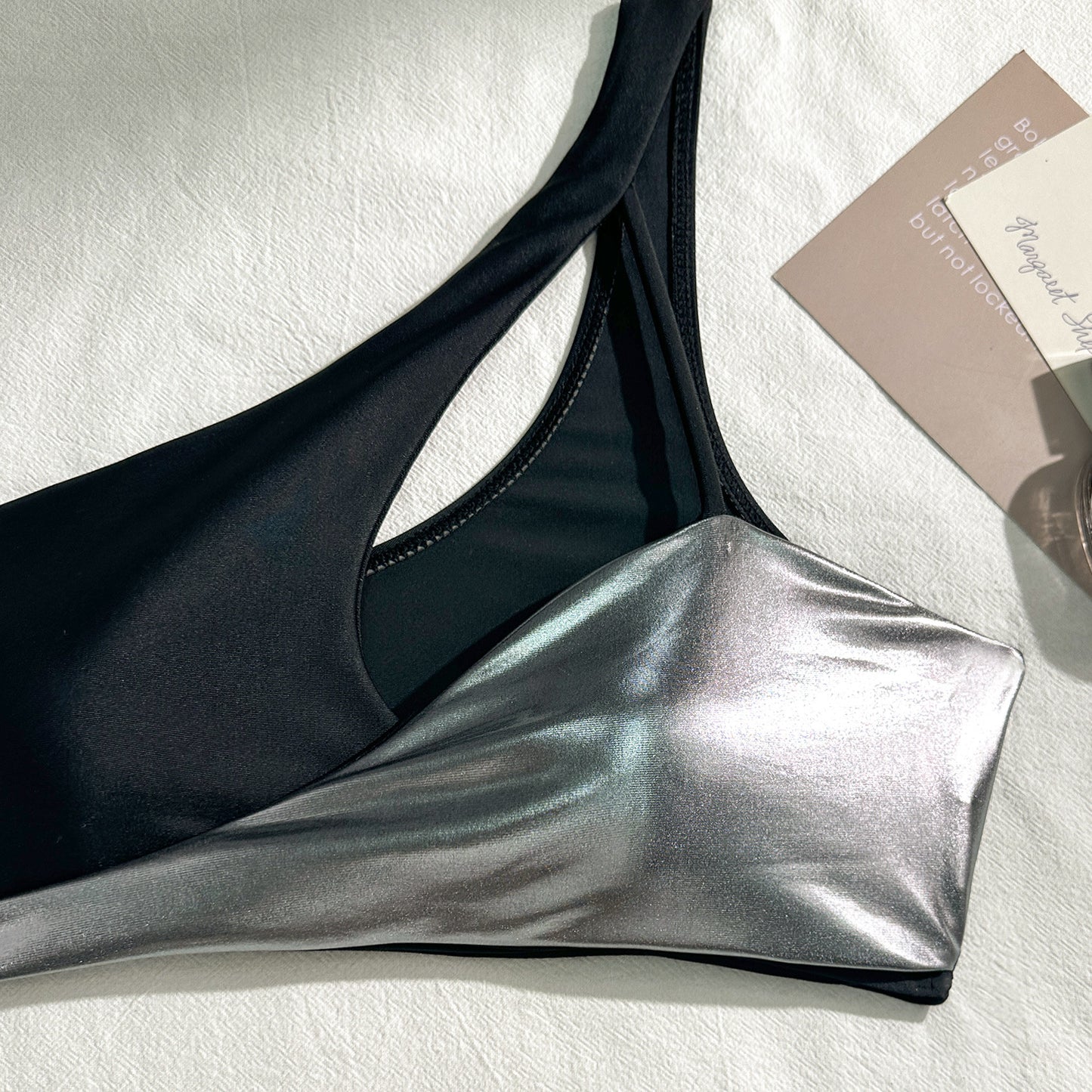 Womens Bronzed Glow Split Stitch Bikini Set | noémi