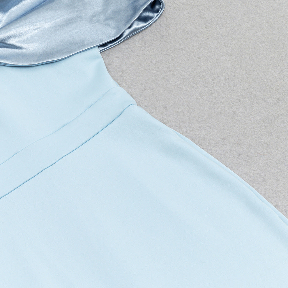 Layered Slim Fit Sling Dress with Tiered Hem | noémi