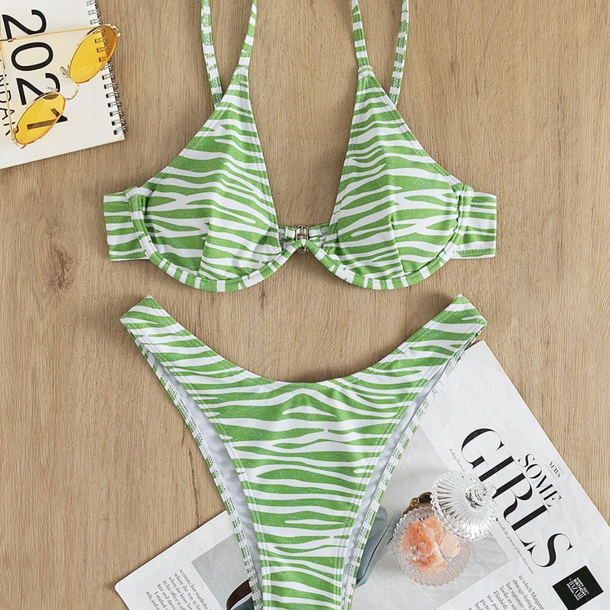 Striped Bikini Set for Women | Two Piece Swimsuit | noémi