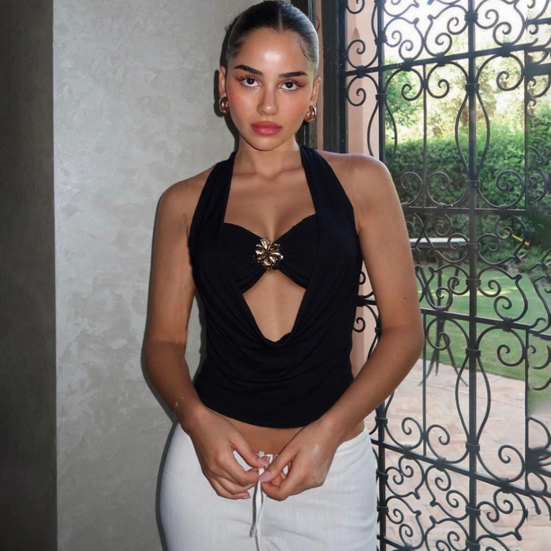 Summer Backless Tube Top Set | Halter Neck | noémi