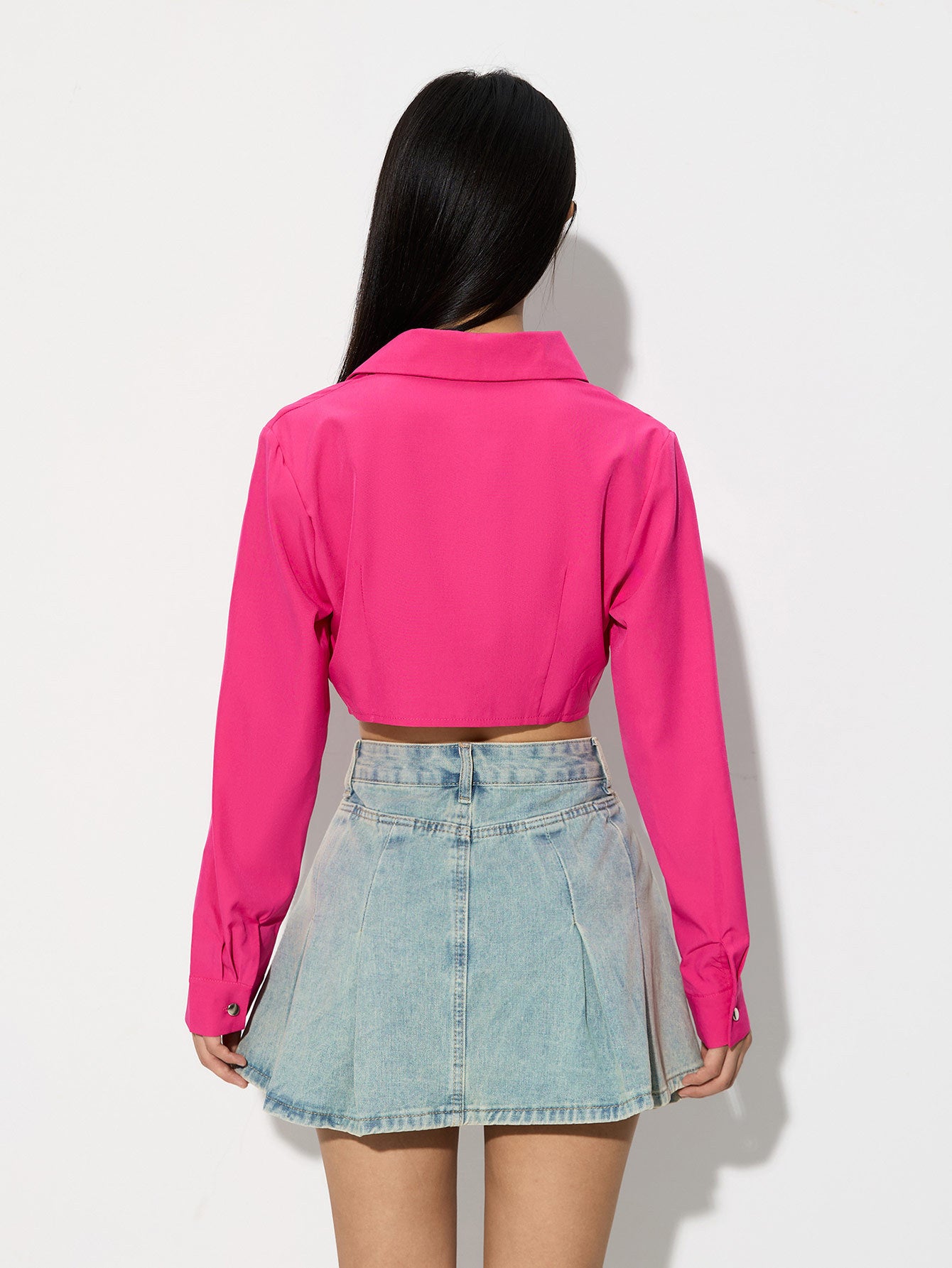 V Neck Long Sleeve Slim Fit Top for Women | noémi