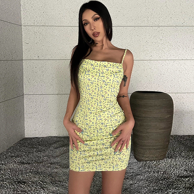 Womens Slim Fit Sling Dress with Adjustable Straps | noémi