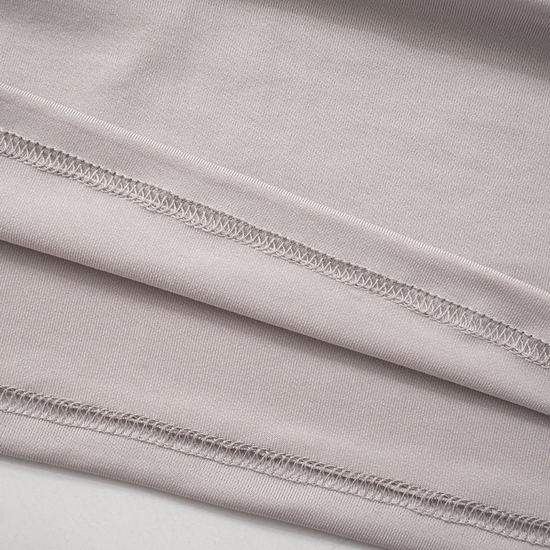 Women Long Sleeve Hooded Pleated Dress with High Waist and Hip Detail | noémi