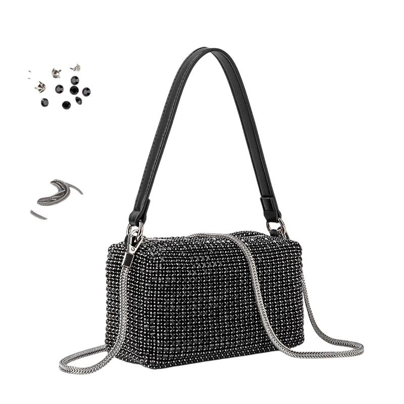 Black Standard Model with Snake Bones Chain Spare Diamond