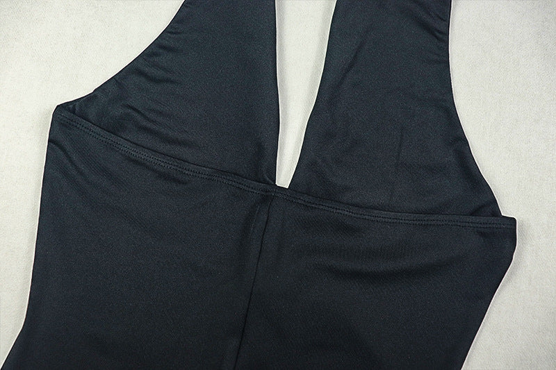 Backless Slim Fit VNeck One Step Hip Dress | noémi