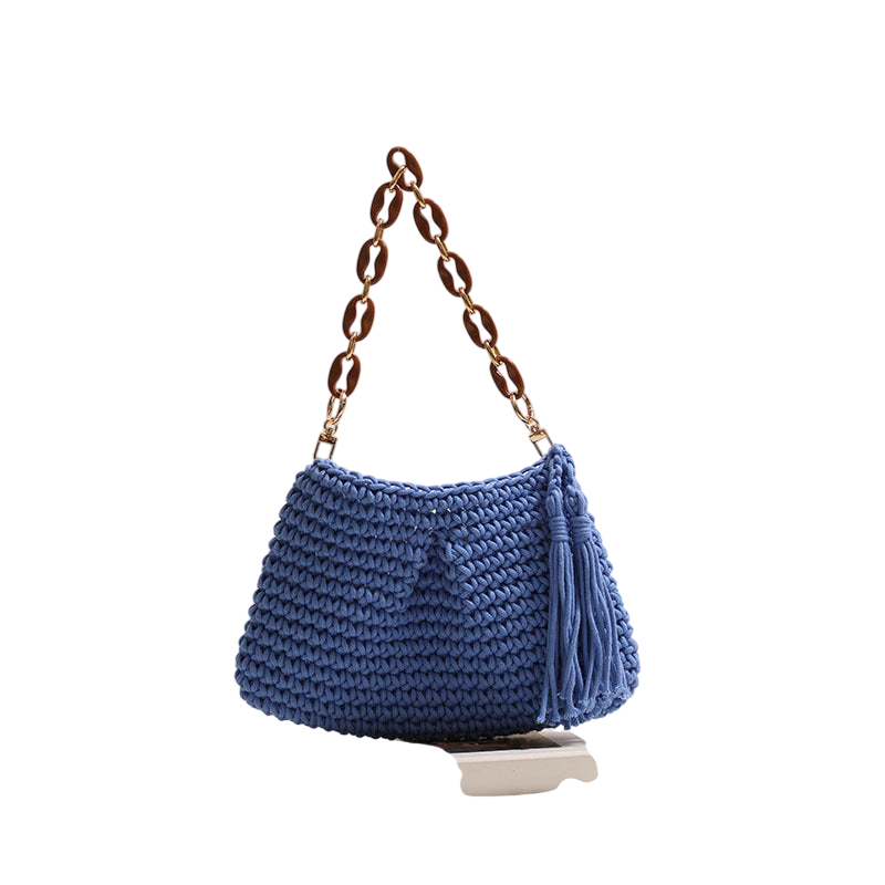 Clip Tassel Blue