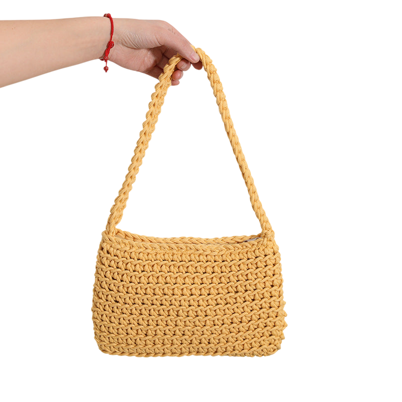 Cotton Thread Shoulder Yellow