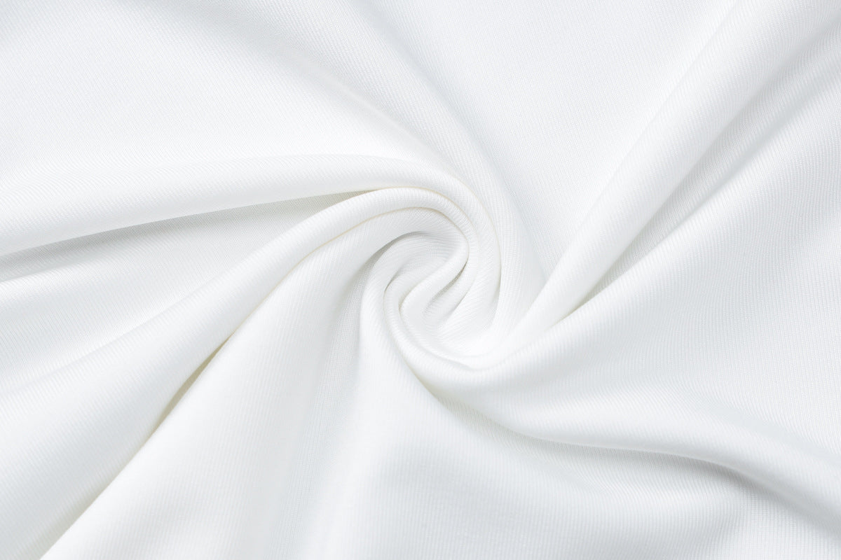 White Halter Top | Sleeveless Crop with Side Cut Out Openings | noémi