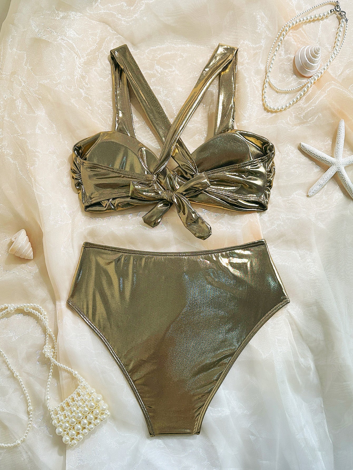 Womens Strapless Backless Bikini Top & Bottom | noémi