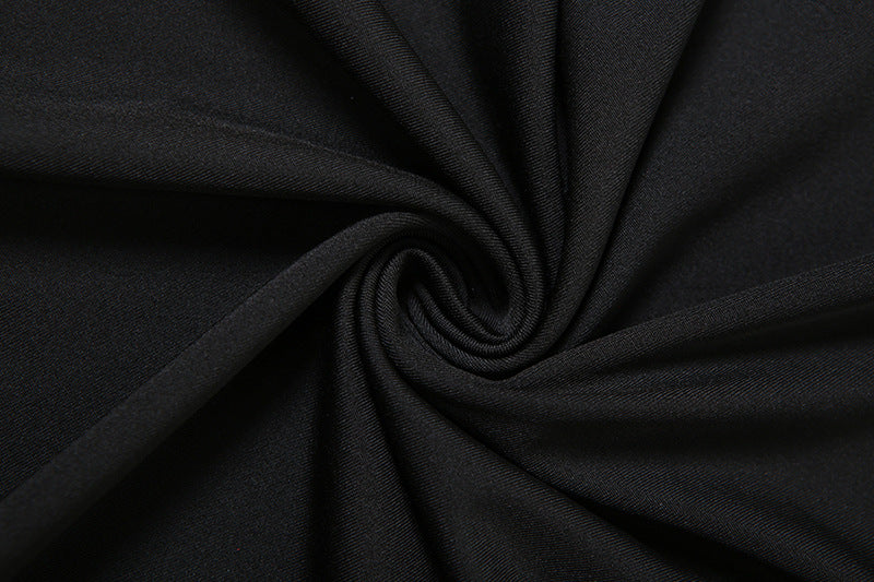 Mesh Patchwork V Neck Sheath Dress with Split Long Sleeves | noémi