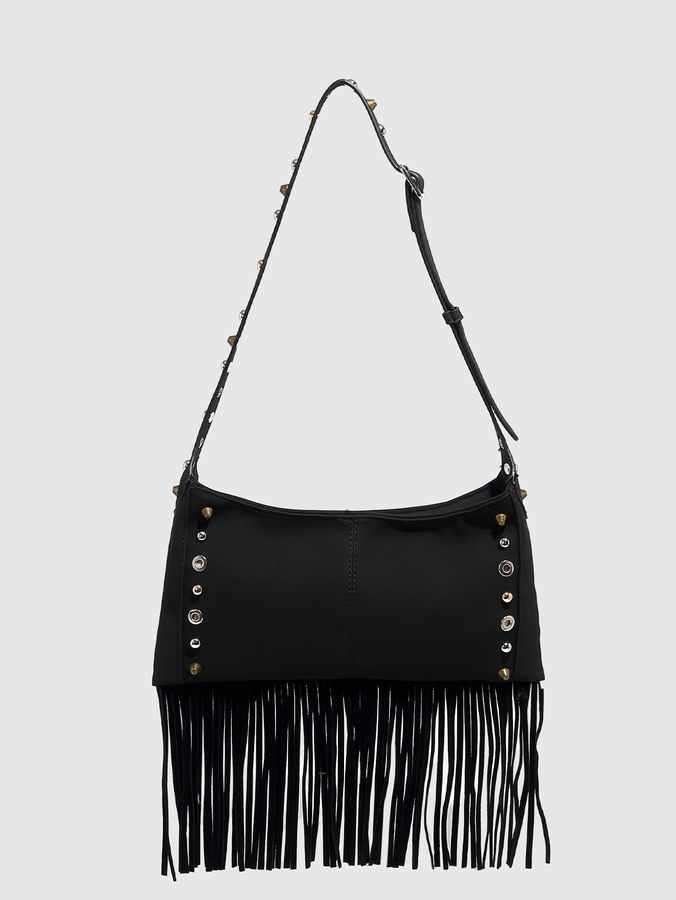Suede Square Tassel Crossbody Bag | Office-Ready & Everyday Cool | noémi