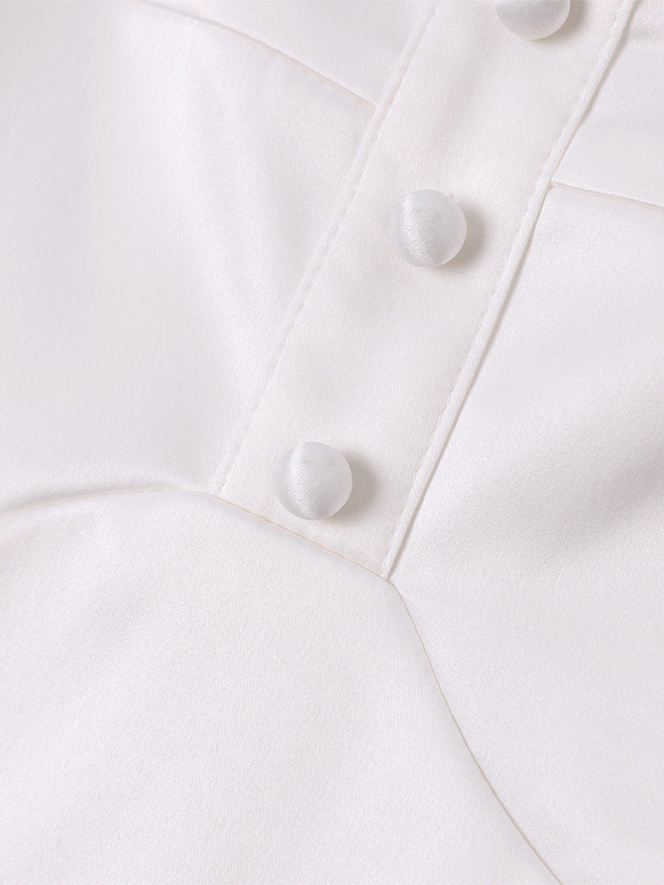 Knitted Sling Dress | Square Collar | Backless Mini Dress | Little Short Dress for Women | noémi