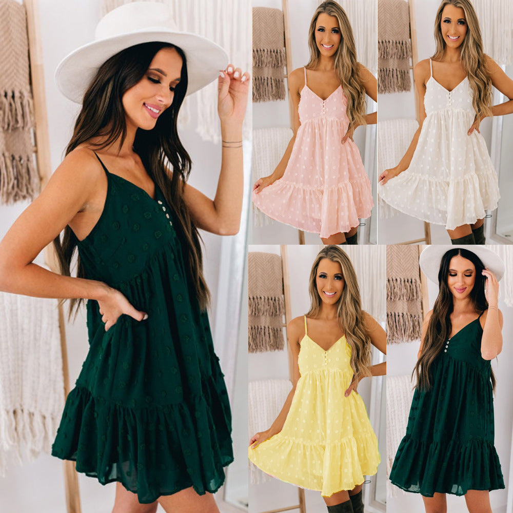 V Neck Strap Dress | Dress for Women | noémi