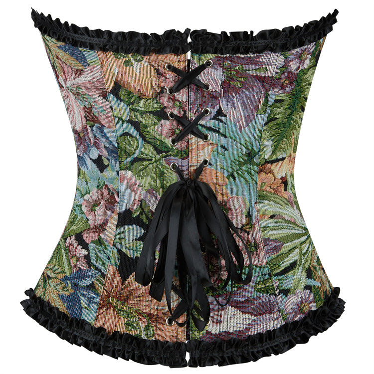 Lace Jacquard Floral Corset Top | Bustier  Push Up | Strapless Tube Top for Women | noémi