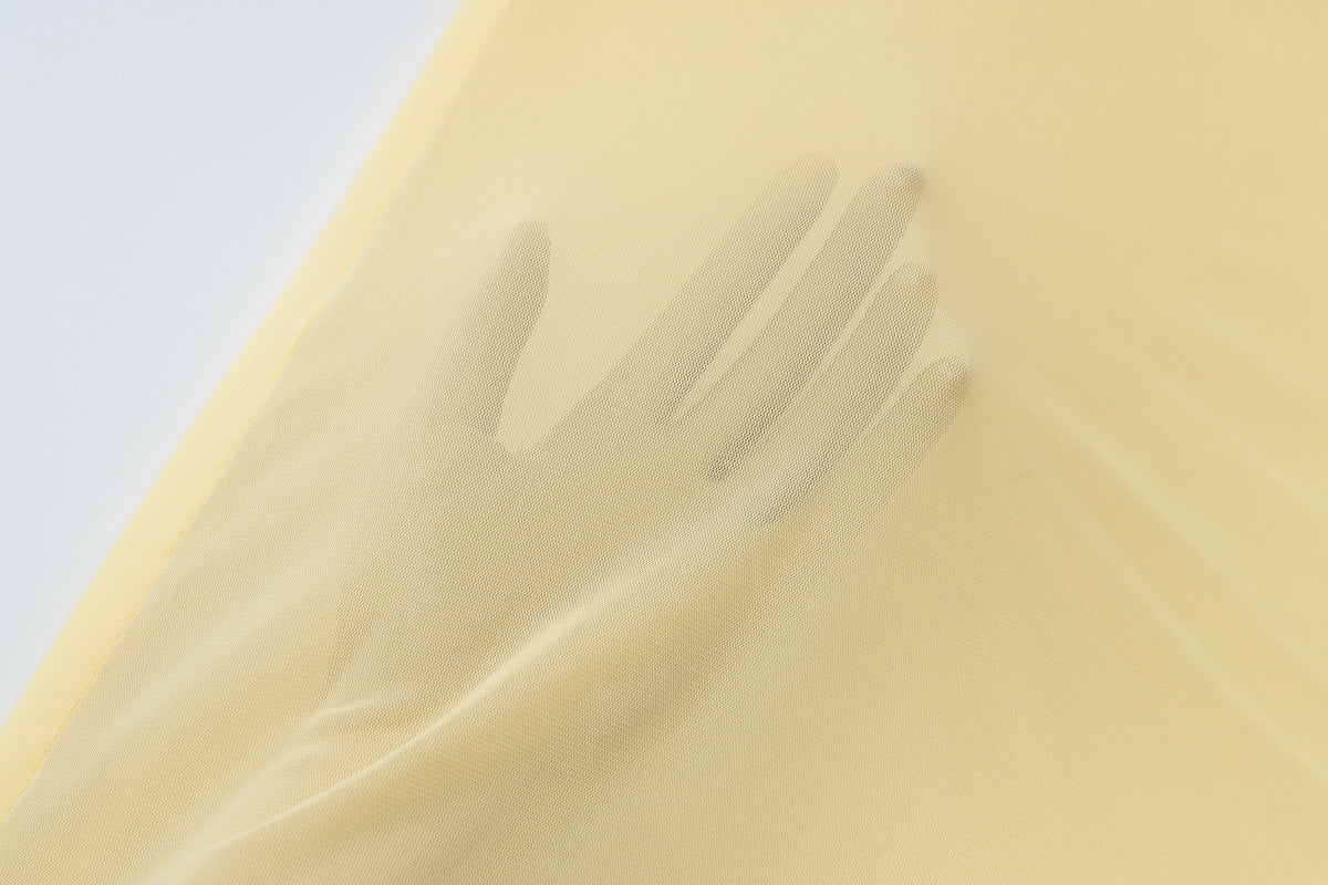 Womens Off Shoulder Slim Fit Lace Up Dress with Sheer Details | noémi