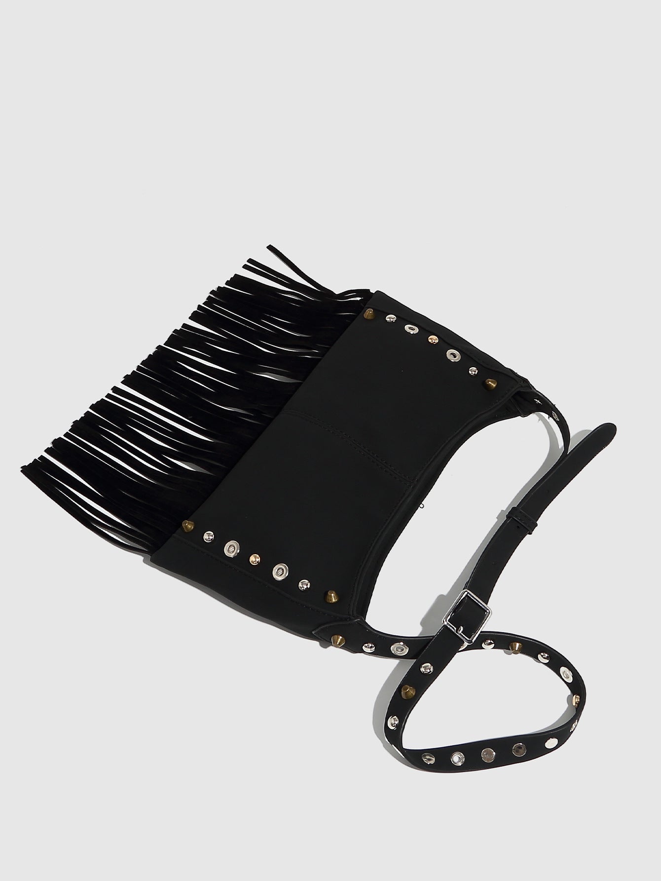 Suede Square Tassel Crossbody Bag | Office-Ready & Everyday Cool | noémi