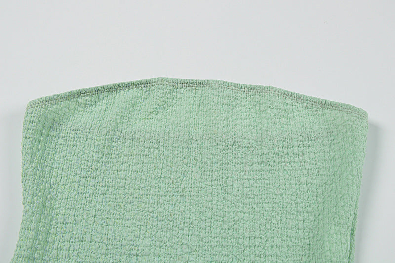 Summer Women's Two Piece Set | Off Shoulder Tube Top & Slim Fit Trousers | noémi