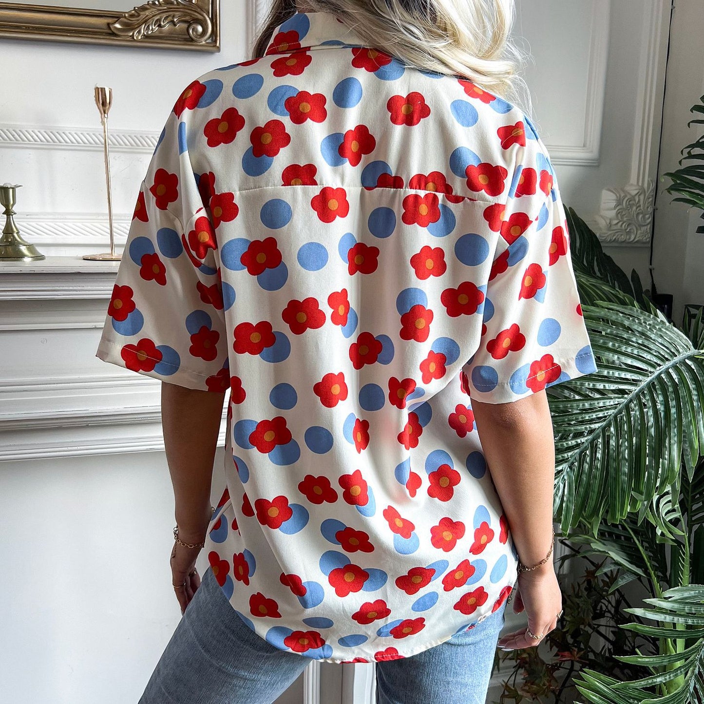 Womens Luxe Black Silk Dress | Printed Shirts | Ruffle Hem | noémi