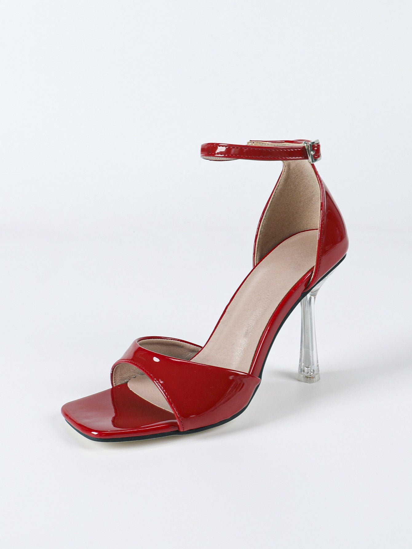 High Heels for Women | Square Toe & Transparent 9cm Heels | noémi