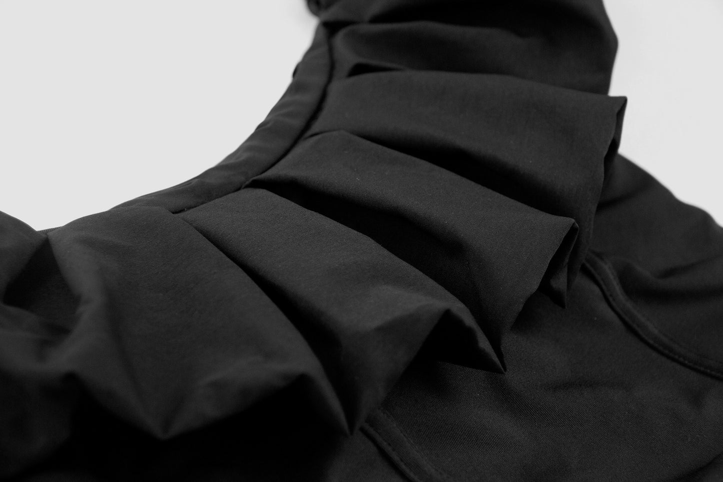 Black Off Shoulder Ruffled Top for Women | Sleeveless Summer Shirt | noémi