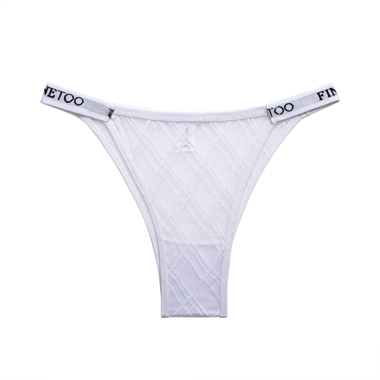 Seamless Cutout Briefs with Letter Belt Three Pack for Women | noémi