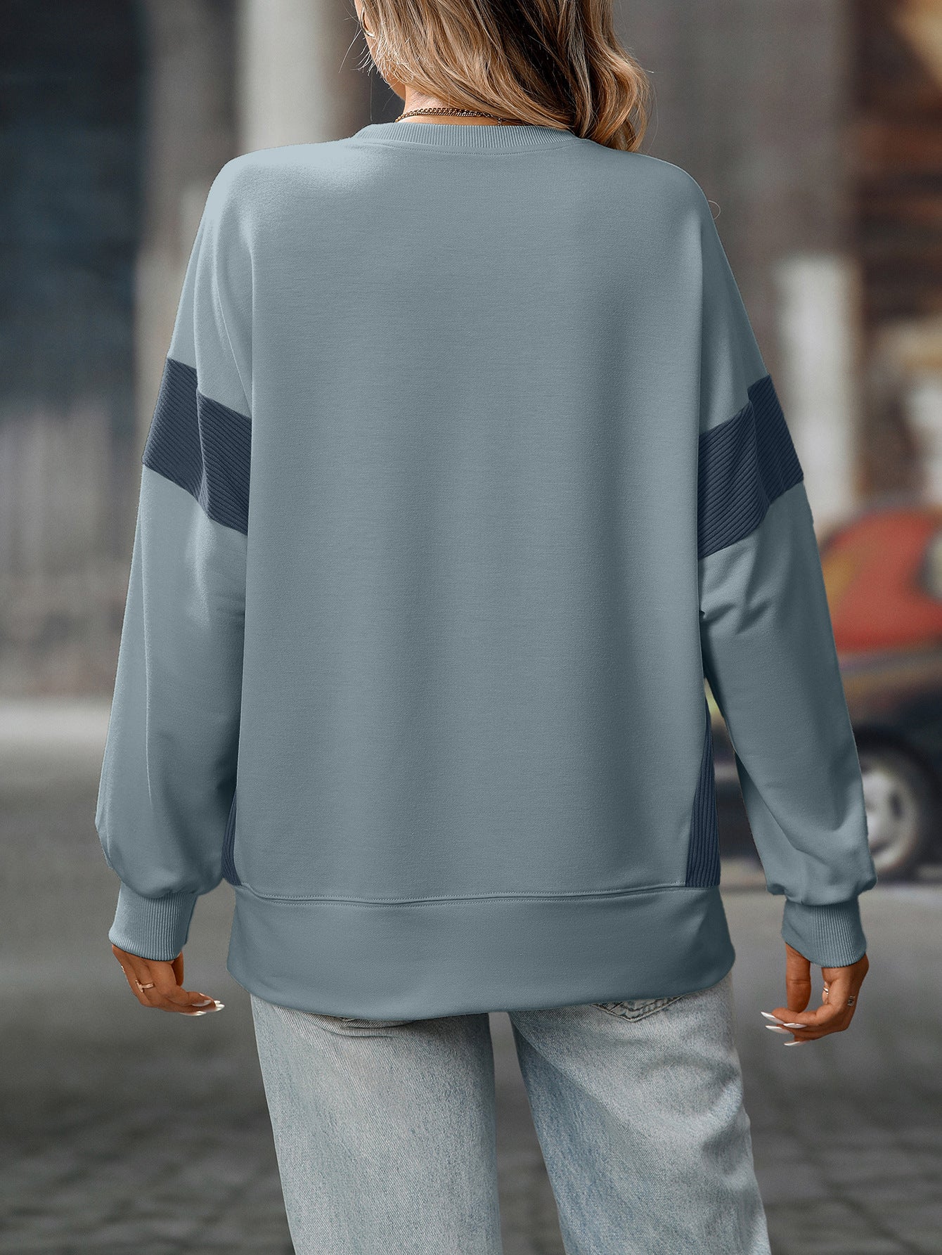 Womens Sweatshirt | Round Neck, Long Sleeve | noémi