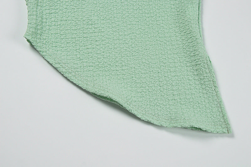 Summer Women's Two Piece Set | Off Shoulder Tube Top & Slim Fit Trousers | noémi