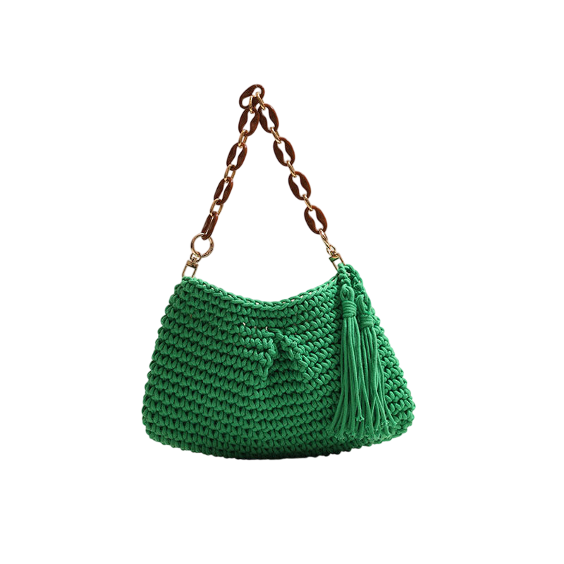 Clip Tassel Green
