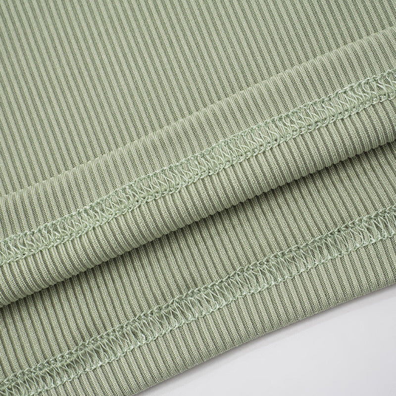 Womens Crop Top Low Waist Flared Pants Set | noémi