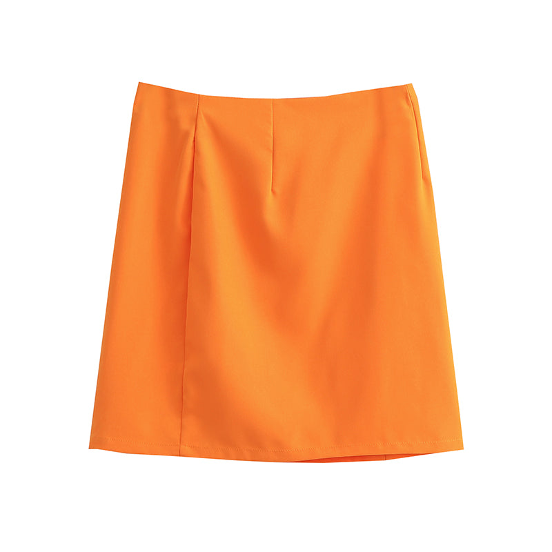 Womens Two Piece Short Sleeve Shirt Skirt Set | noémi