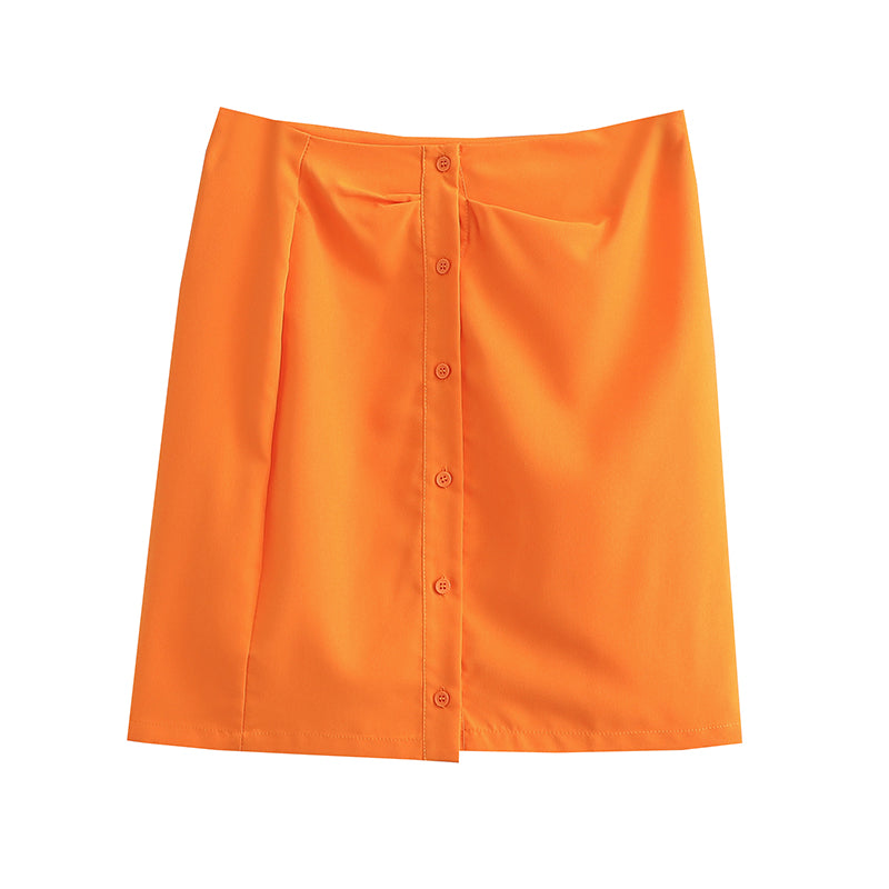 Womens Two Piece Short Sleeve Shirt Skirt Set | noémi