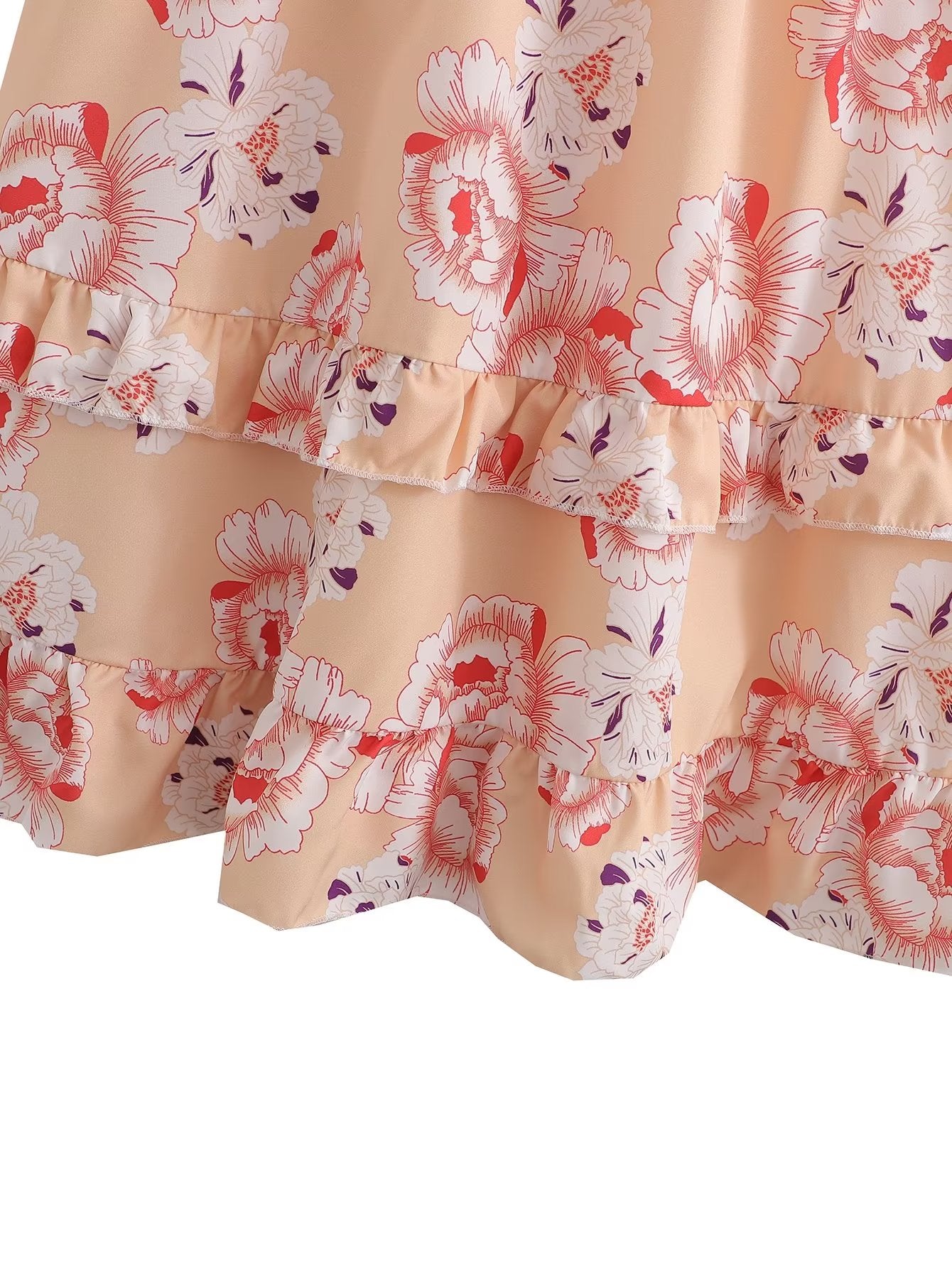 Criss Cross Backless Off Shoulder Floral Print Dress | noémi