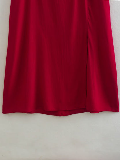 Womens Long Suspender Sling Dress | noémi