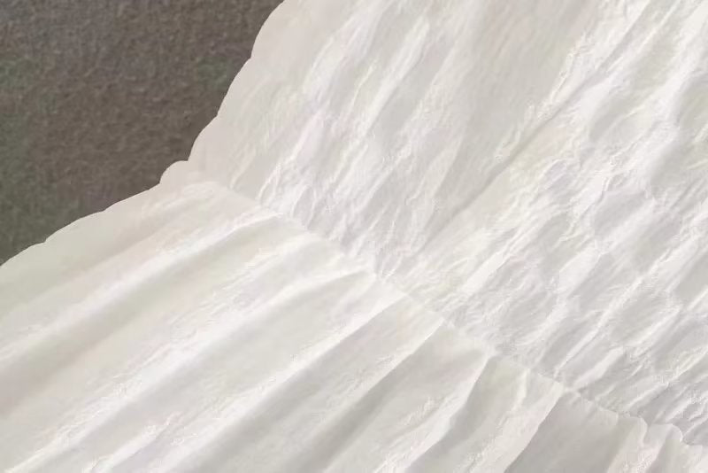 Womens Bubble Plaid Cami Dress | Backless Lace Up | noémi